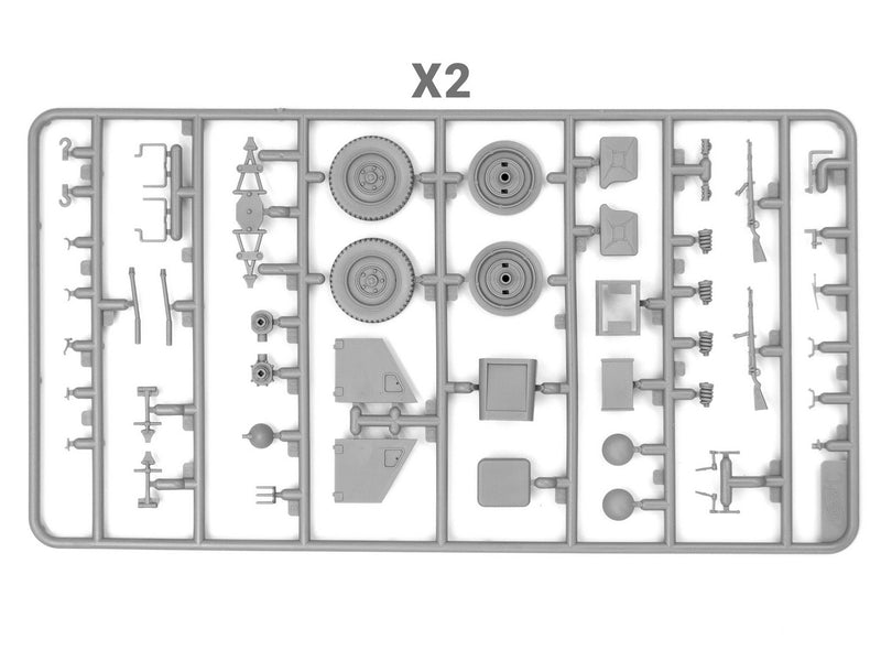 ICM35583 - 1/35 ICM le.gl.Einheitz-Pkw Kfz.2, WWII German Light Radio Communication Car