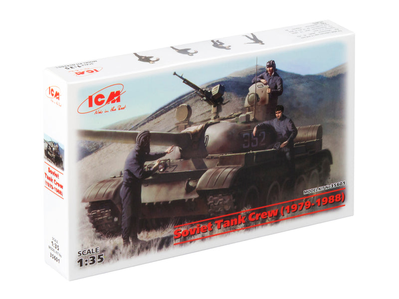 ICM35601 - 1/35 ICM Soviet Tank Crew (1979-1988) (3 tankmen)