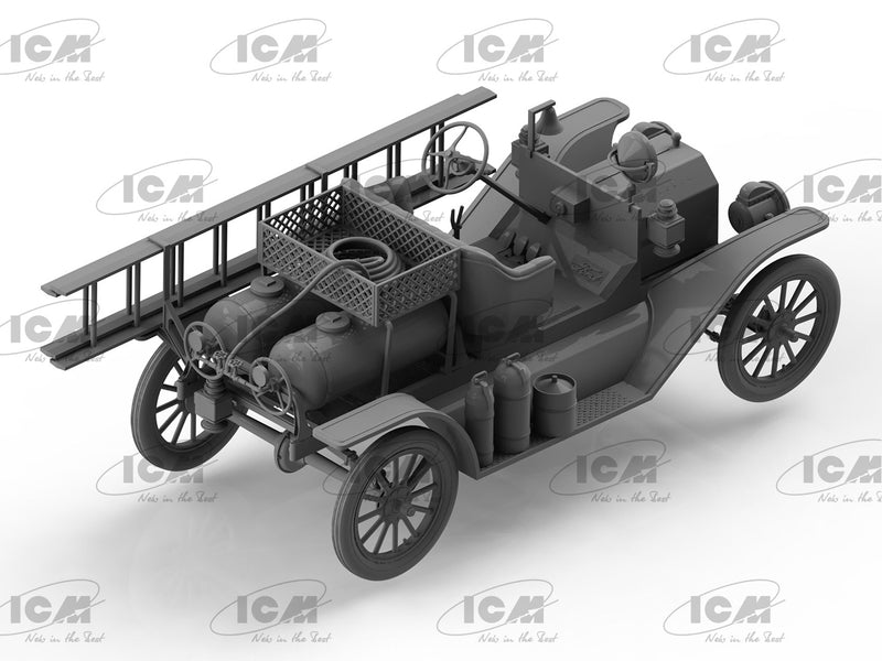 ICM35606 - 1/35 ICM Model T 1914 Fire Truck with Crew