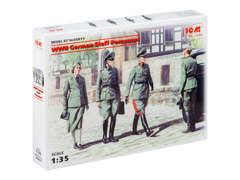 ICM35611 - 1/35 ICM WWII German Staff Personnel (4 figures)
