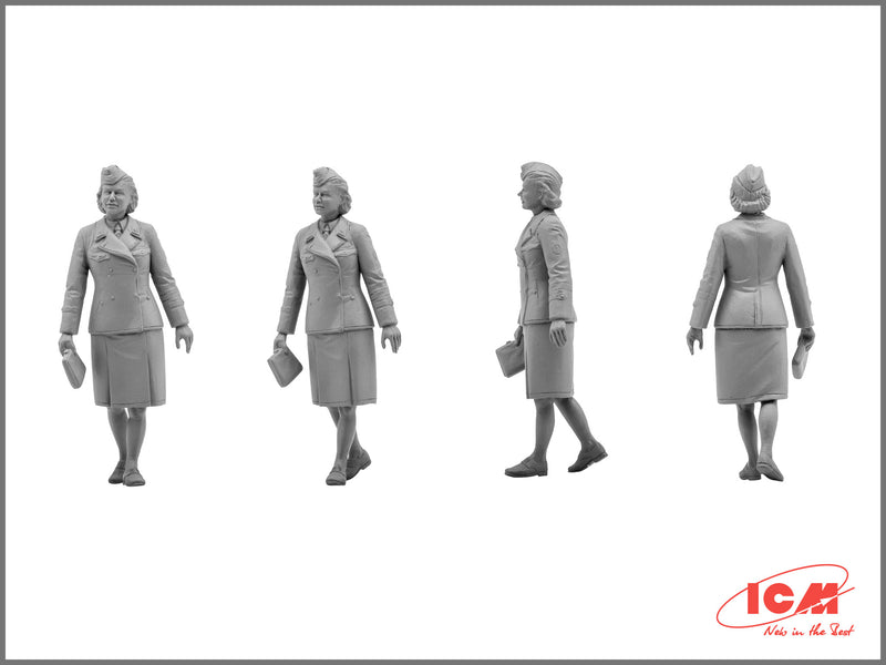 ICM35611 - 1/35 ICM WWII German Staff Personnel (4 figures)