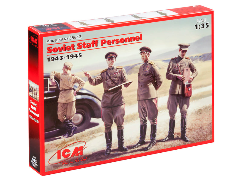 ICM35612 - 1/35 ICM Soviet Staff Personnel (1943-1945) (4 figures)