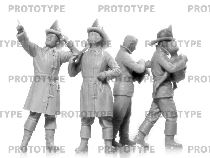 ICM35622 - 1/35 ICM American Fire Truck Crew (1910s) (100% new molds)