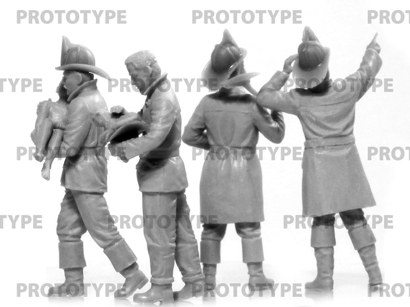 ICM35622 - 1/35 ICM American Fire Truck Crew (1910s) (100% new molds)