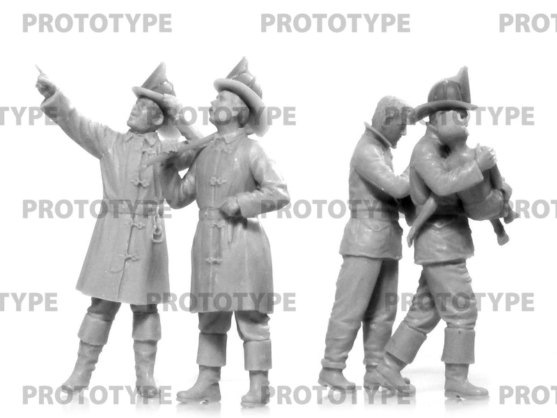 ICM35622 - 1/35 ICM American Fire Truck Crew (1910s) (100% new molds)