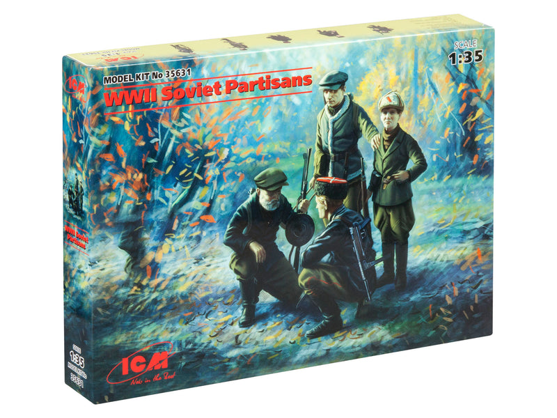 ICM35631 - 1/35 ICM WWII Soviet Partisans (4 figures)