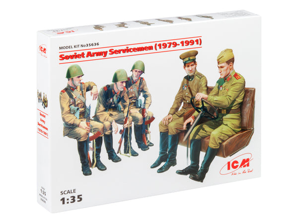 ICM35636 - 1/35 ICM Soviet Army Servicemen (1979-1991), (5 figures)