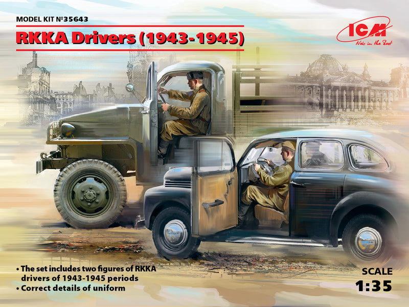 ICM35643 - 1/35 ICM RKKA Drivers (1943-1945) (2 figures)