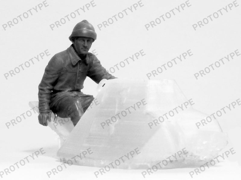 ICM35647 - 1/35 ICM WWII French Tank Crew (4 figures)