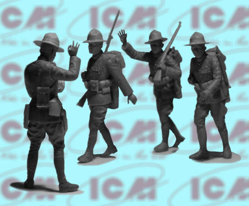 ICM35652 - 1/35 ICM Standard B "Liberty" with WWI US Infantry