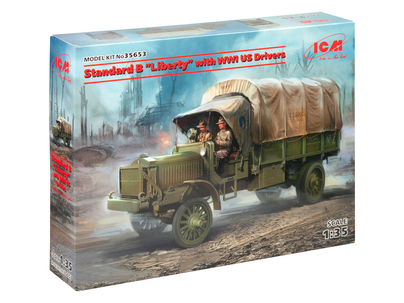 ICM35653 - 1/35 ICM Standard B Liberty with WWI US Drivers