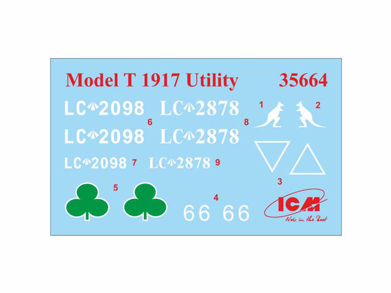 ICM35664 - 1/35 ICM Model T 1917 Utility, WWI Australian Army Car