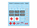 ICM35665 - 1/35 ICM Model T 1917 Ambulance (early), WWI AAFS Car