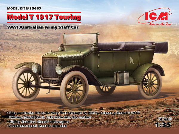 ICM35667 - 1/35 ICM Model T 1917 Touring, WWI Australian Army Staff Car