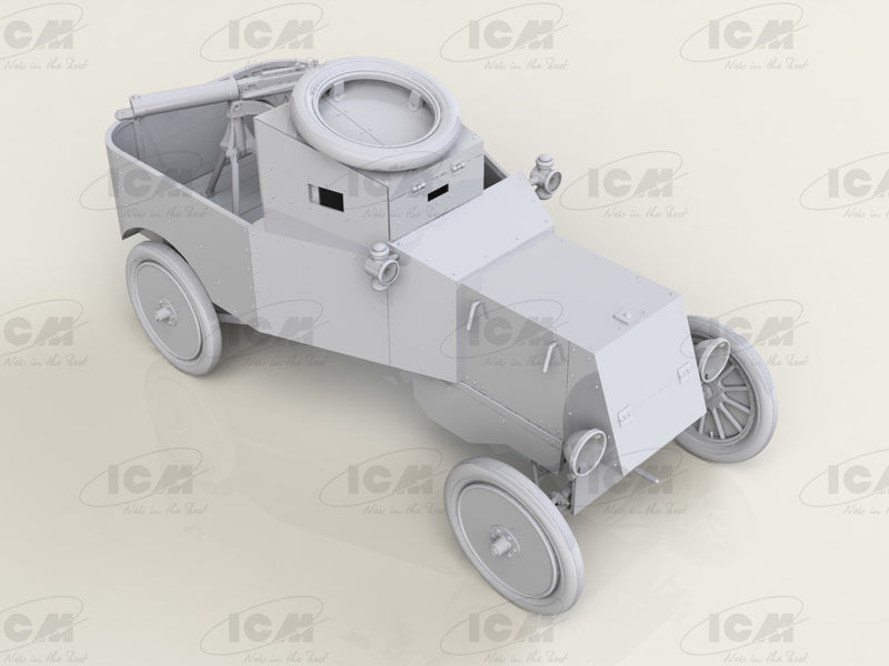 ICM35670 - 1/35 ICM Model T RNAS Armoured Car with WWI British Tank Crew