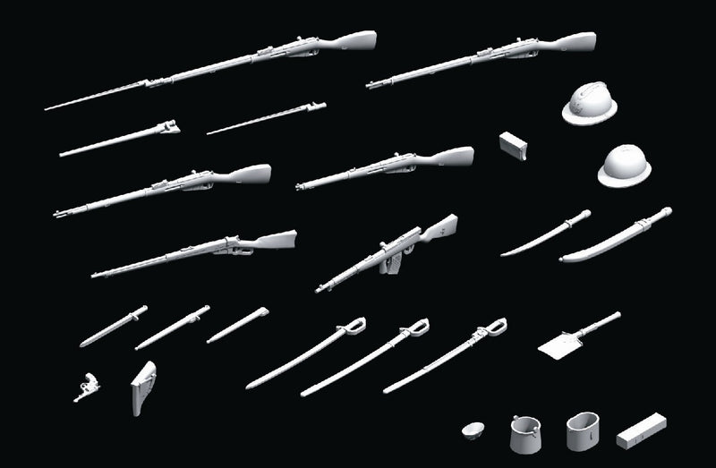 ICM35672 - 1/35 ICM WWI Russian Infantry Weapon and Equipment