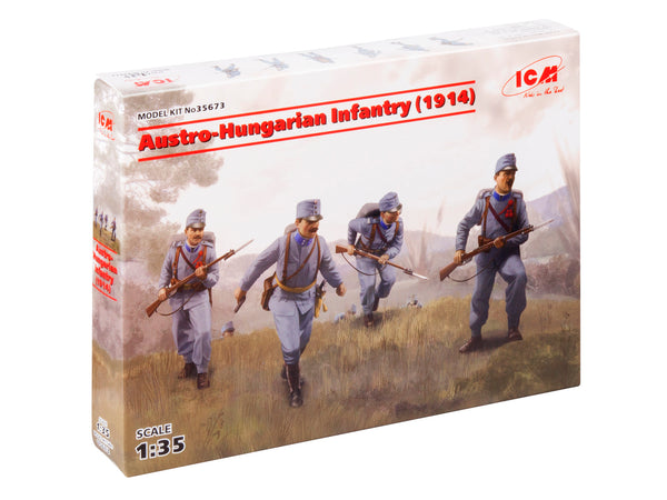 ICM35673 - 1/35 ICM Austro-Hungarian Infantry (1914) (4 figures)