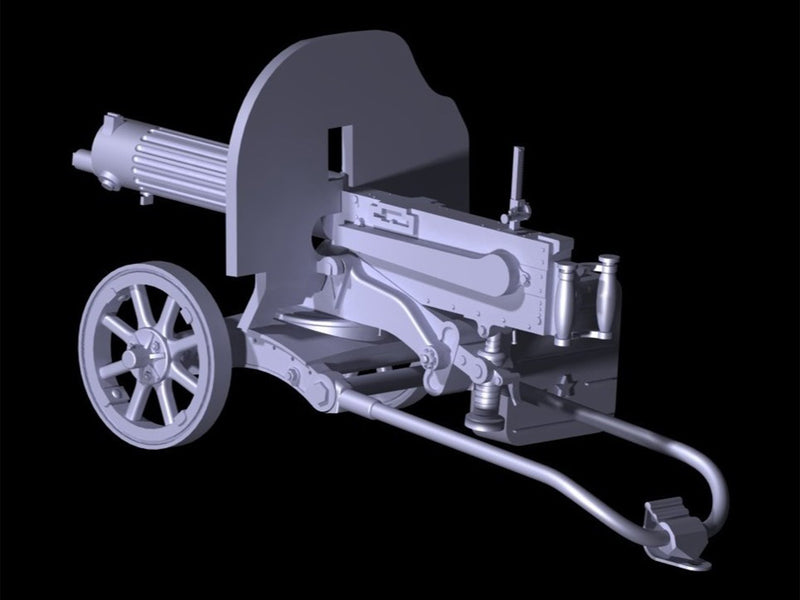 ICM35675 - 1/35 ICM Soviet Maxim Machine Gun (1910/30)