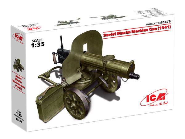 ICM35676 - 1/35 ICM Soviet Maxim Machine Gun (1941)