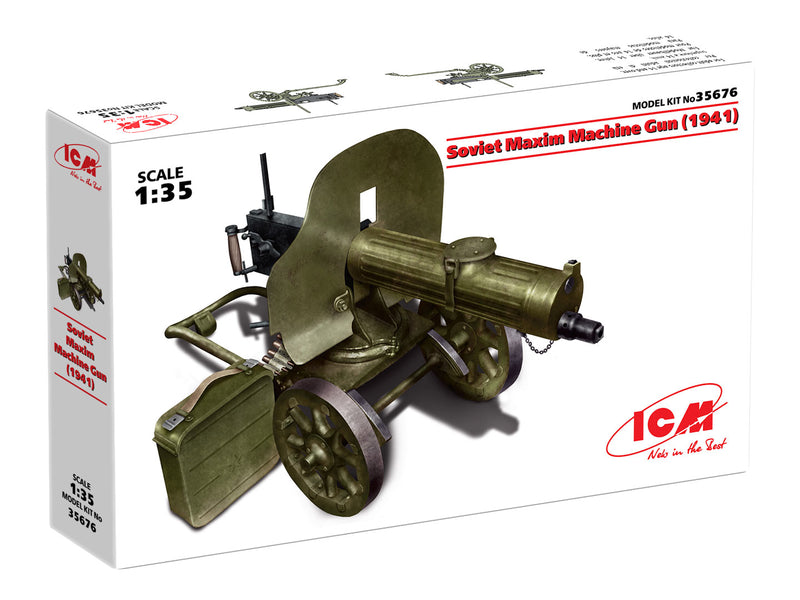ICM35676 - 1/35 ICM Soviet Maxim Machine Gun (1941)