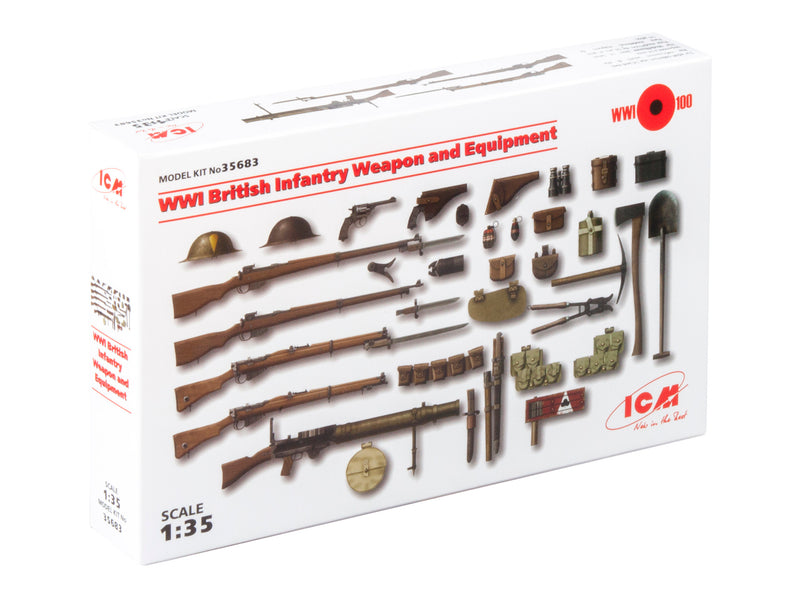 ICM35683 - 1/35 ICM WWI British Infantry Weapon and Equipment