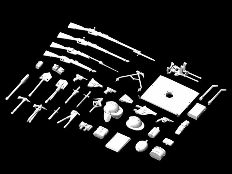 ICM35686 - 1/35 ICM WWI Italian Infantry Weapon and Equipment