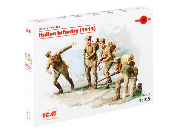 ICM35687 - 1/35 ICM Italian Infantry (1915) (4 figures)