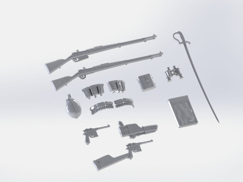 ICM35699 - 1/35 ICM WWI Turkish Infantry Weapons & Equipment