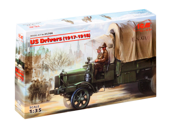 ICM35706 - 1/35 ICM US Drivers (1917-1918) (2 figures)