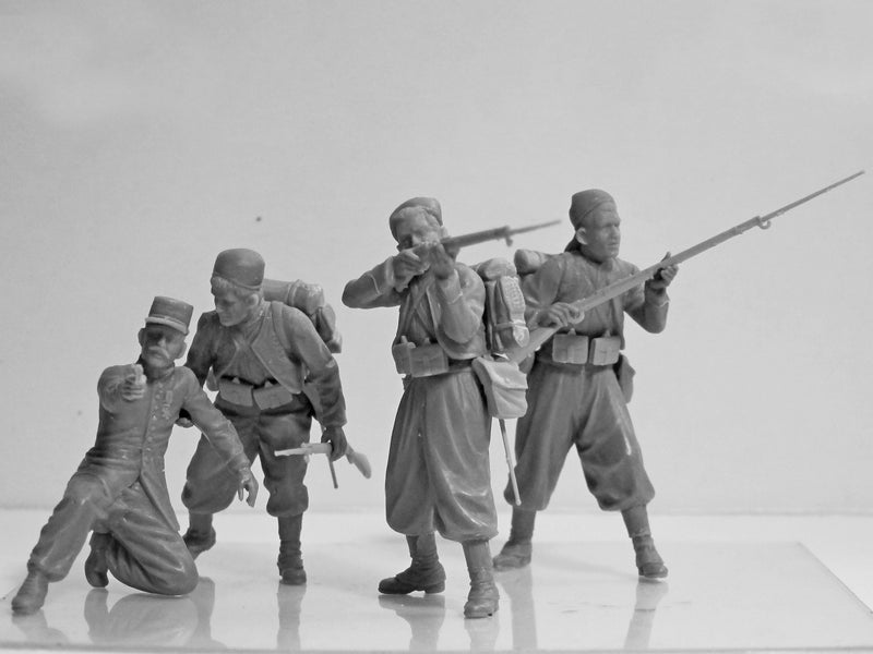 ICM35709 - 1/35 ICM French Zouaves (1914) (4 figures)