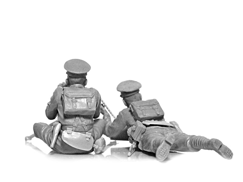 ICM35713 - 1/35 ICM WWI British Vickers MG Crew (Vickers MG & 2 figures)