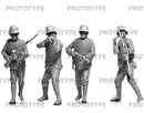ICM35722 - 1/35 ICM WWI German Infantry in Armor Figure Set