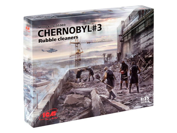ICM35903 - 1/35 ICM Chernobyl#3. Rubble cleaners (5 figures)