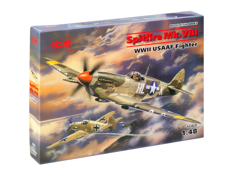 ICM48065 - 1/48 ICM Spitfire Mk.VIII, WWII USAAF Fighter