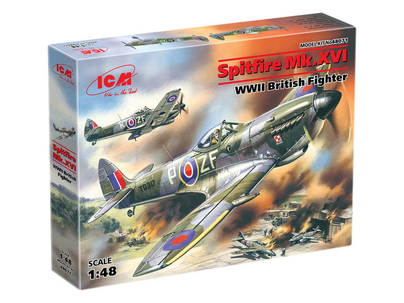 ICM48071 - 1/48 ICM Spitfire Mk.XVI, WWII British Fighter