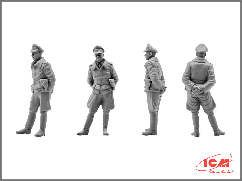 ICM48082 - 1/48 ICM German Luftwaffe Pilots and Ground Personnel (1939-1945)  (7 figures - 3 pilots, 4 mechanics)