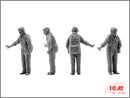 ICM48083 - 1/48 ICM USAAF Pilots and Ground Personnel (1941-1945)  (5 figures - 3 pilots, 2 mechanics)
