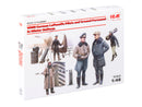 ICM48086 - 1/48 ICM WWII German Luftwaffe Pilots and Ground Personnel in Winter Uniform (5 figures)