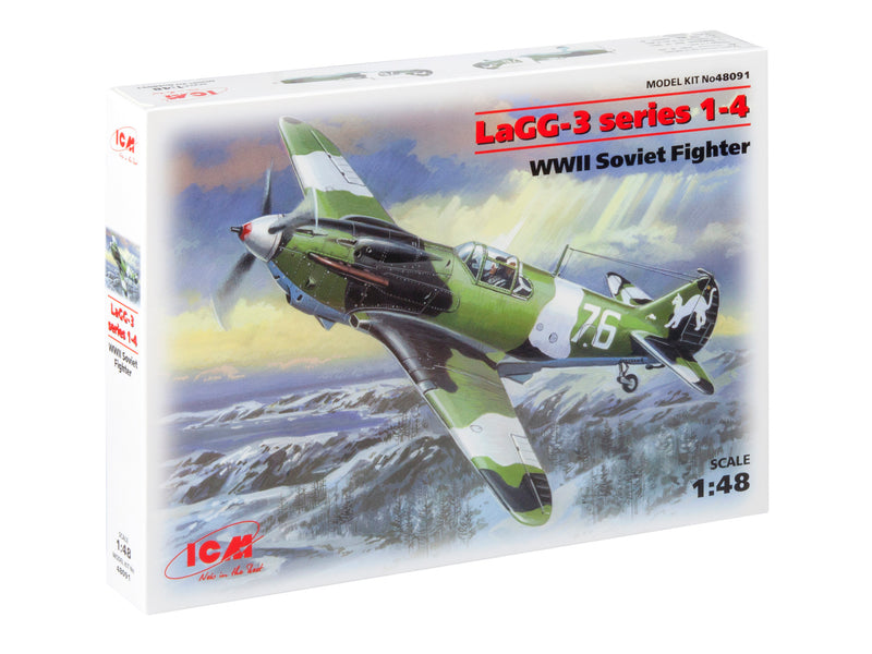 ICM48091 - 1/48 ICM LaGG-3 series 1-4, WWII Soviet Fighter