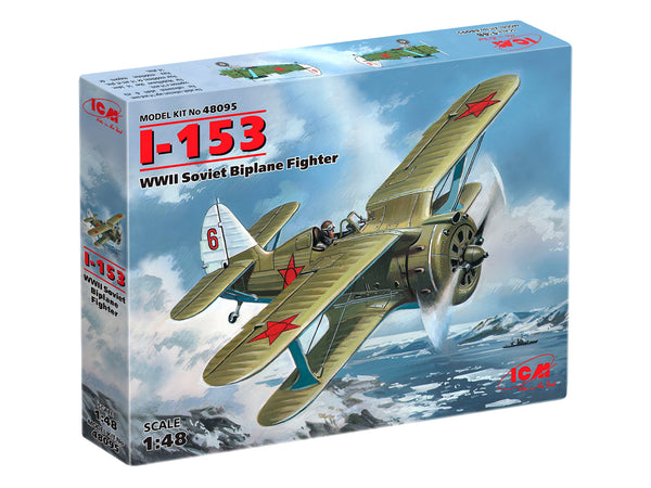 ICM48095 - 1/48 ICM I-153 "Chaika", WWII Soviet Biplane Fighter