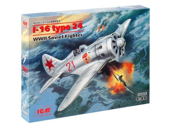 ICM48097 - 1/48 ICM I-16 type 24, WWII Soviet Fighter