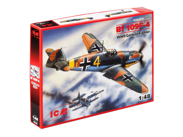 ICM48103 - 1/48 ICM Messerschmitt Bf 109F-4, WWII German Fighter