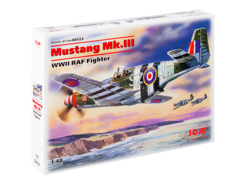 ICM48123 - 1/48 ICM Mustang Mk.III, WWII RAF Fighter