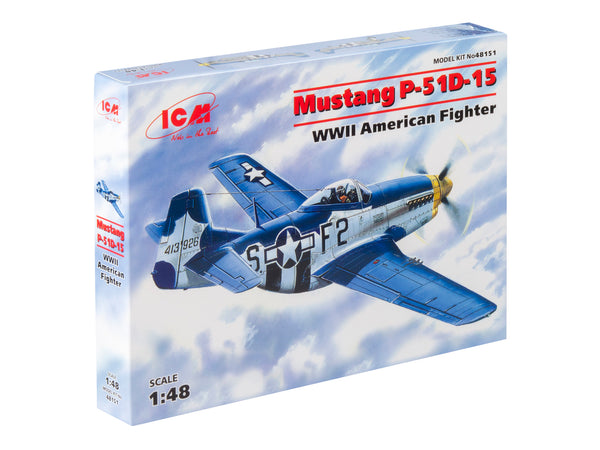 ICM48151 - 1/48 ICM Mustang P-51D-15, WWII American Fighter