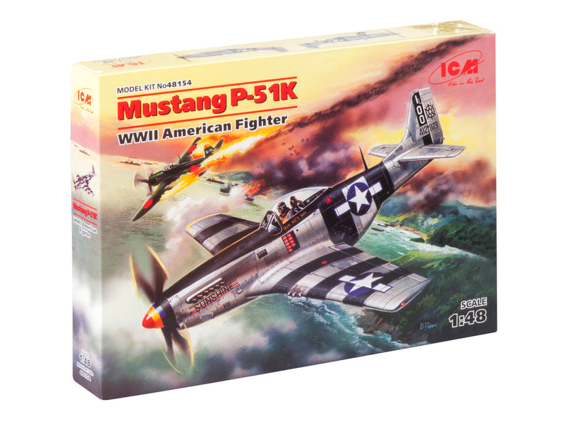 ICM48154 - 1/48 ICM Mustang P-51K, WWII American Fighter