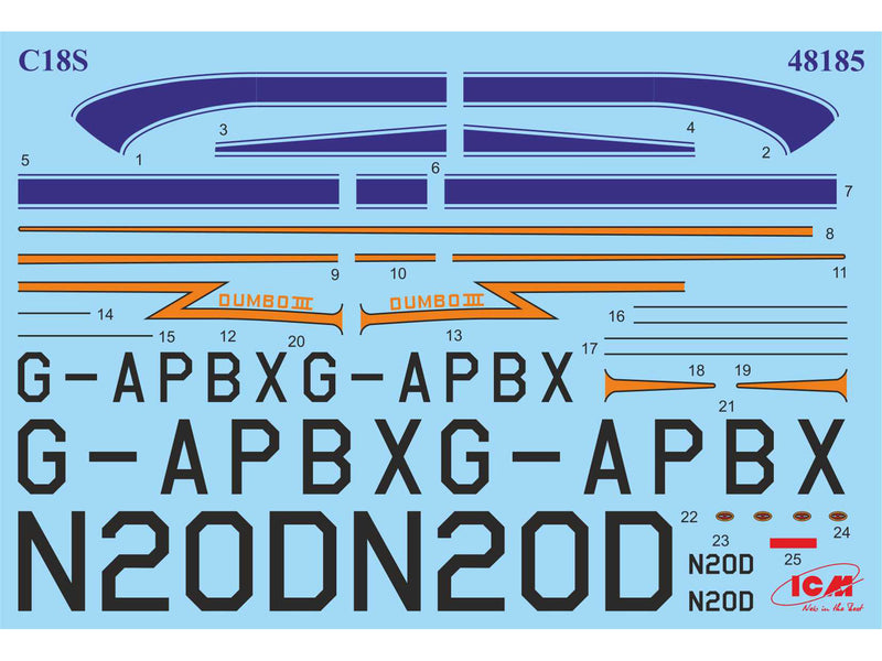 ICM48185 - 1/48 ICM C18S, American Passenger Aircraft