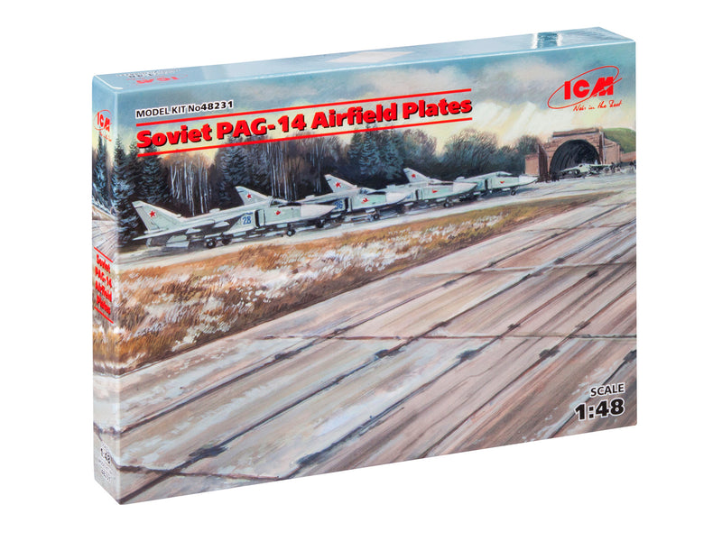 ICM48231 - 1/48 ICM Soviet PAG-14 Airfield Plates (32 pieces) (543Â—324 mm)