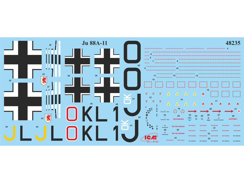 ICM48235 - 1/48 ICM Ju 88A-11, WWII German Bomber