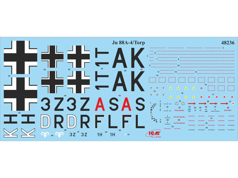 ICM48236 - 1/48 ICM Ju 88A-4 Torp/A-17, WWII German Torpedo Plane