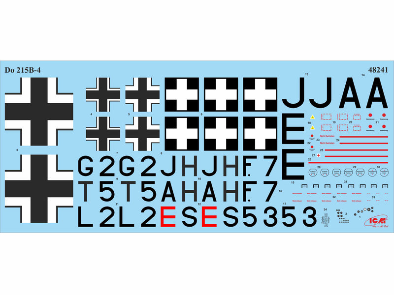 ICM48241 - 1/48 ICM Do 215 B-4, WWII German Reconnaissance Plane